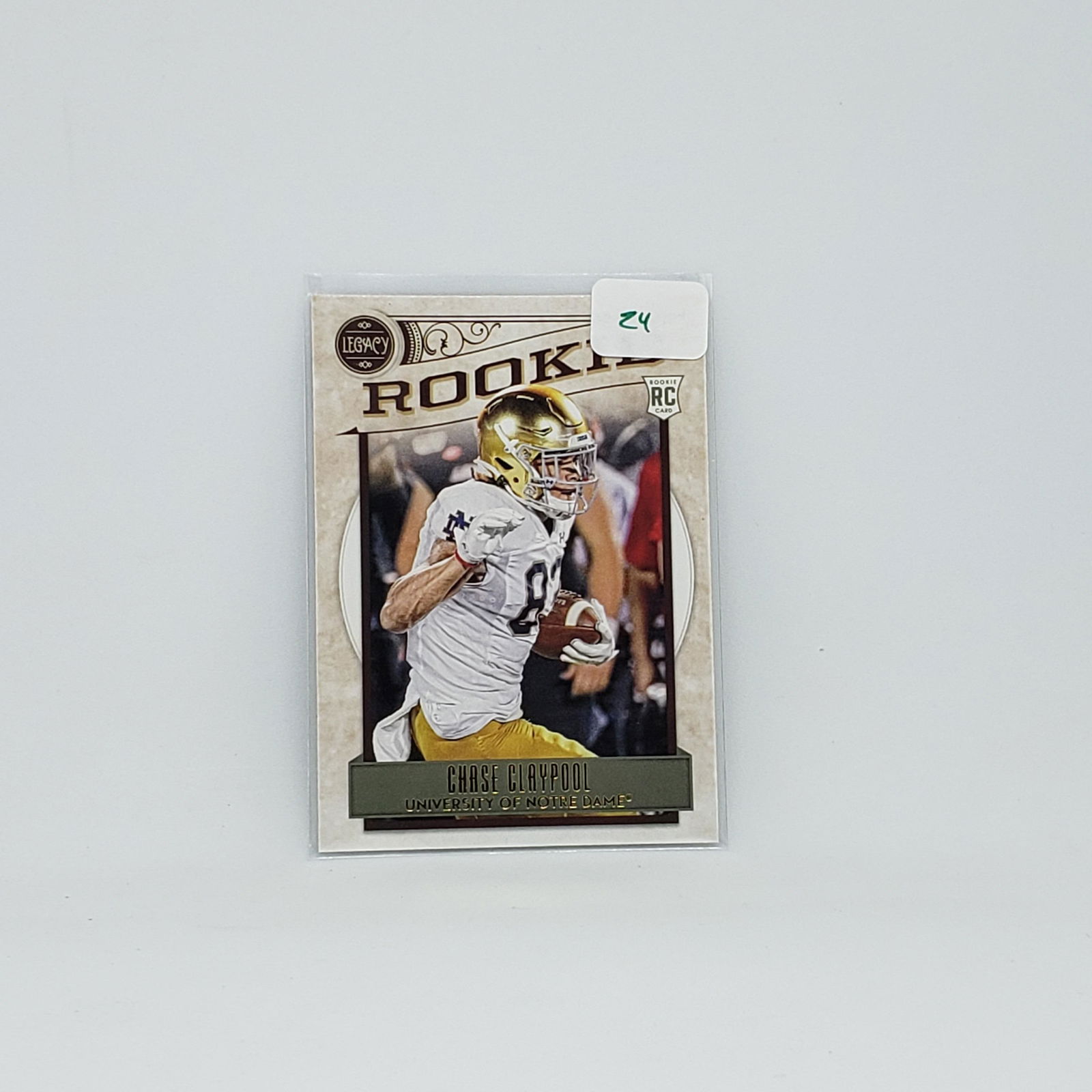 2020 PANINI LEGACY CHASE CLAYPOOL ROOKIE CARD (1 of 1)