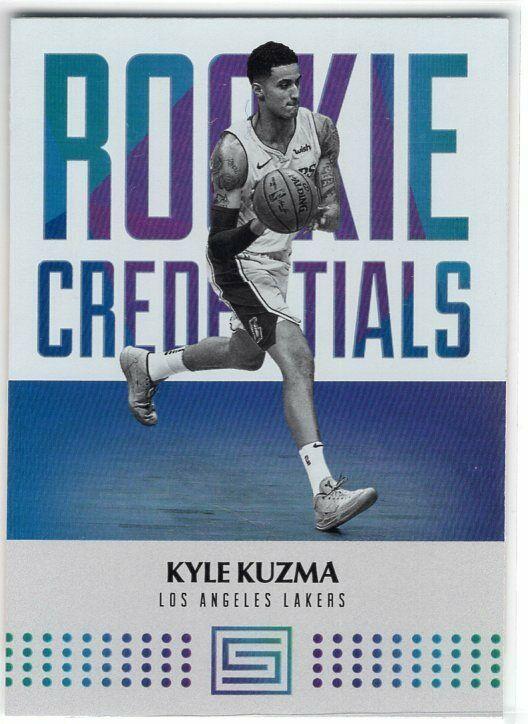 KYLE KUZMA LAKERS ROOKIE CREDENTIALS (1 of 1)