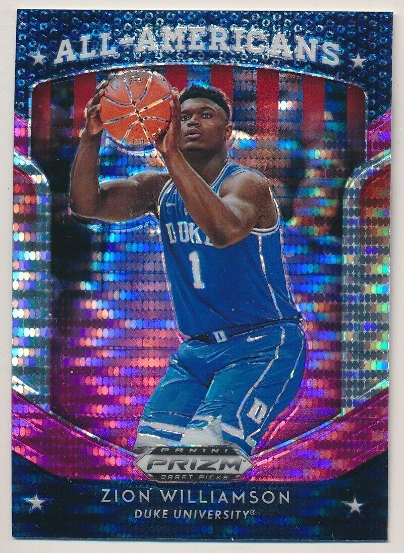 ZION WILLIAMSON #100 2019-20 Panini Draft Picks PINK: ZION WILLIAMSON #100 2019-20 Panini Draft Picks PINK PULSAR PRIZM RC PELICANS