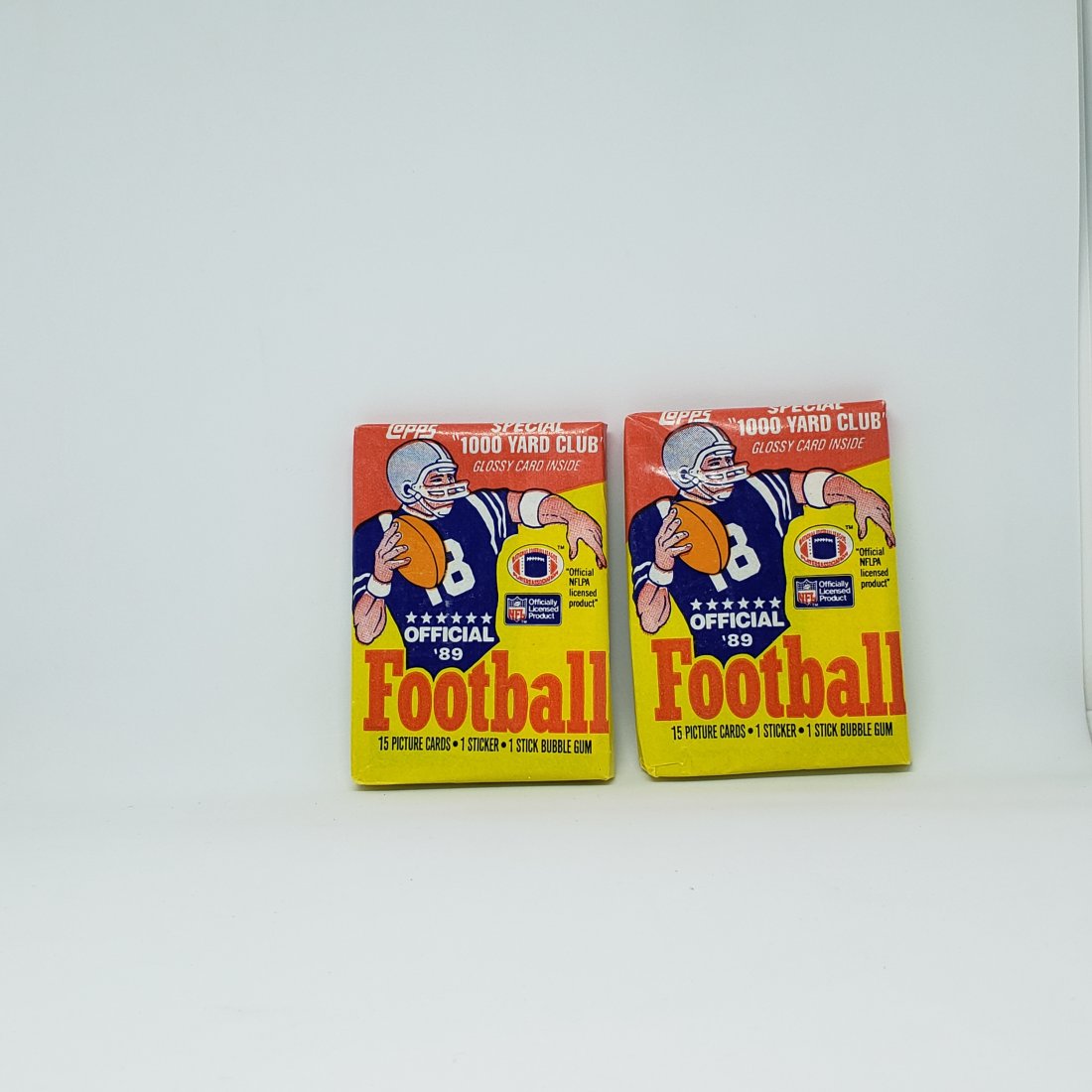 1989 TOPPS FOOTBALL SEALED WAX PACKS: 2 SEALED PACKS FROM 1989 TOPPS FOOTBALL BO JACKSON TROY AIKMAN SUPER ROOKIES