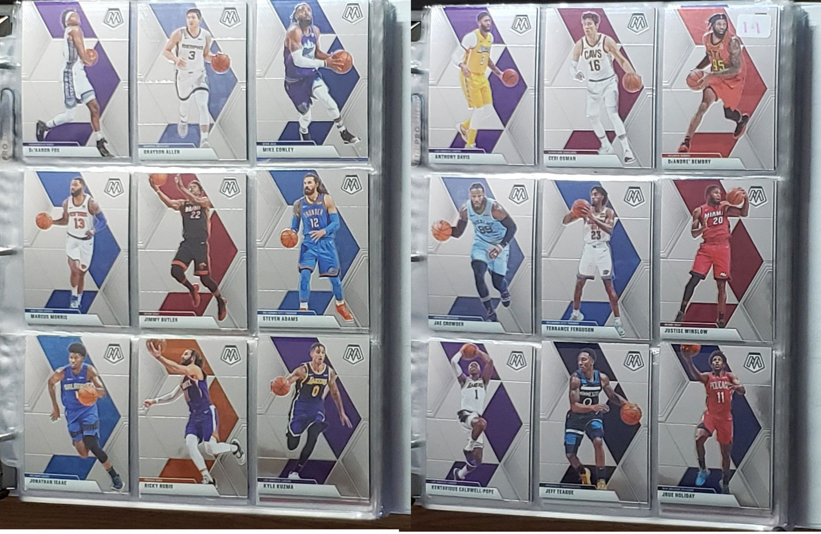 LOT OF 18  PANINI BASKETBALL CARDS (1 of 1)