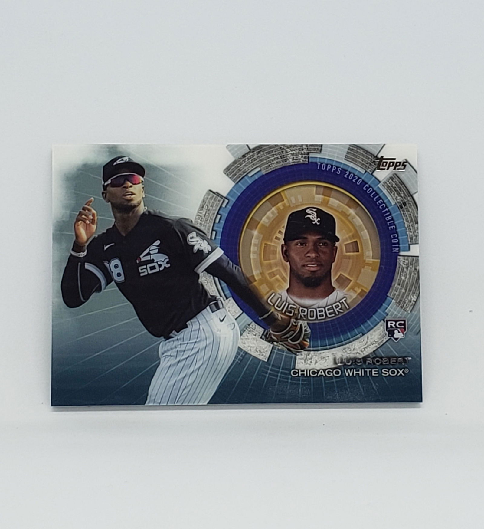 2020 TOPPS UPDATE LUIS ROBERT ROOKIE COIN RELIC (1 of 2)