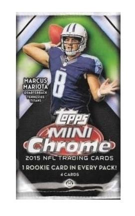 2015 TOPPS CHROME FOOTBALL MINI HOBBY PACK (1 of 1)