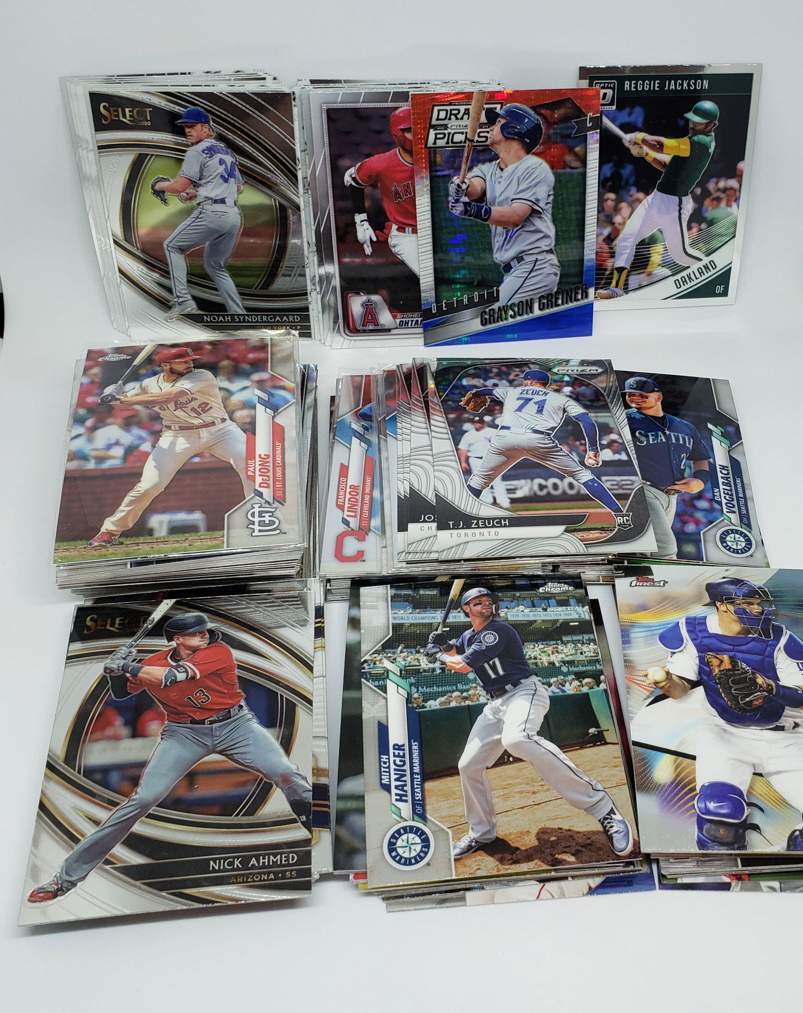 2020 TOPPS CHROME AND PANINI PRIZM + SELECT LOT (1 of 1)