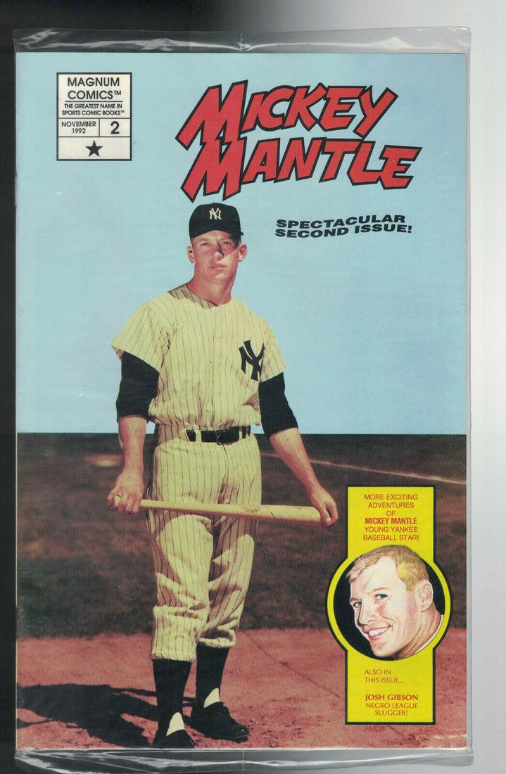 MICKEY MANTLE SEALED COMIC BOOK ISSUE #2 (1 of 2)