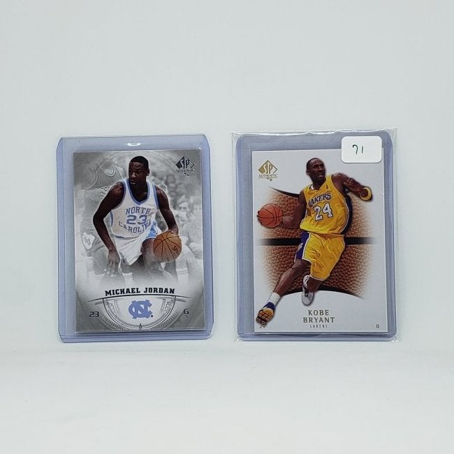 UPPER DECK SP KOBE BRYANT AND MICHEAL JORDAN CARDS (1 of 1)