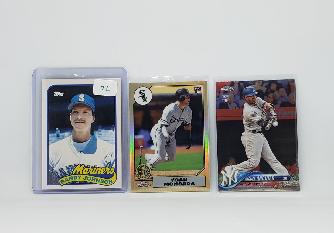 LOT 3 BASEBALL ROOKIE CARDS (1 of 1)