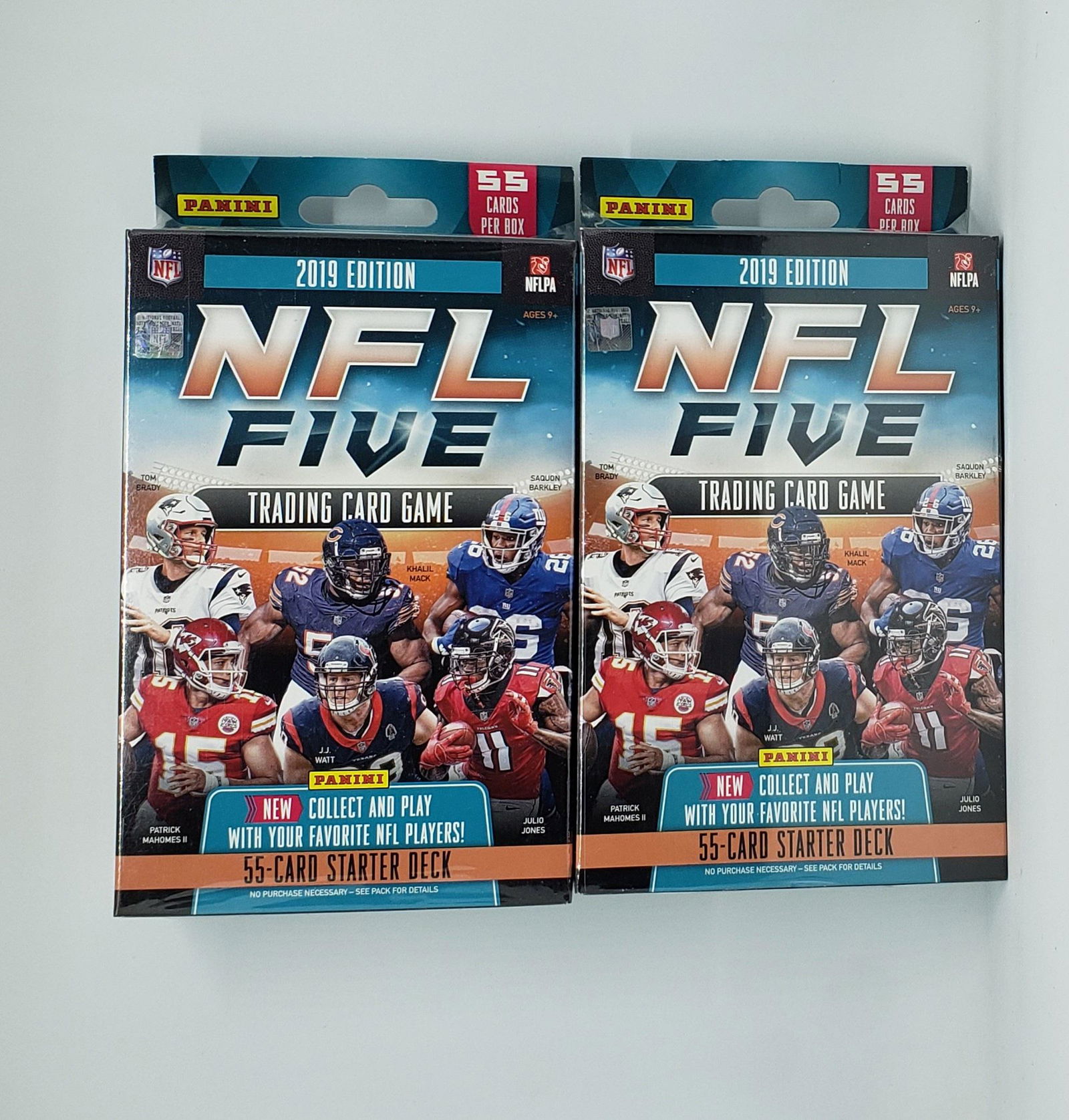 LOT OF 2 2019 NFL FIVE TRADING CARD GAME BOX (1 of 4)