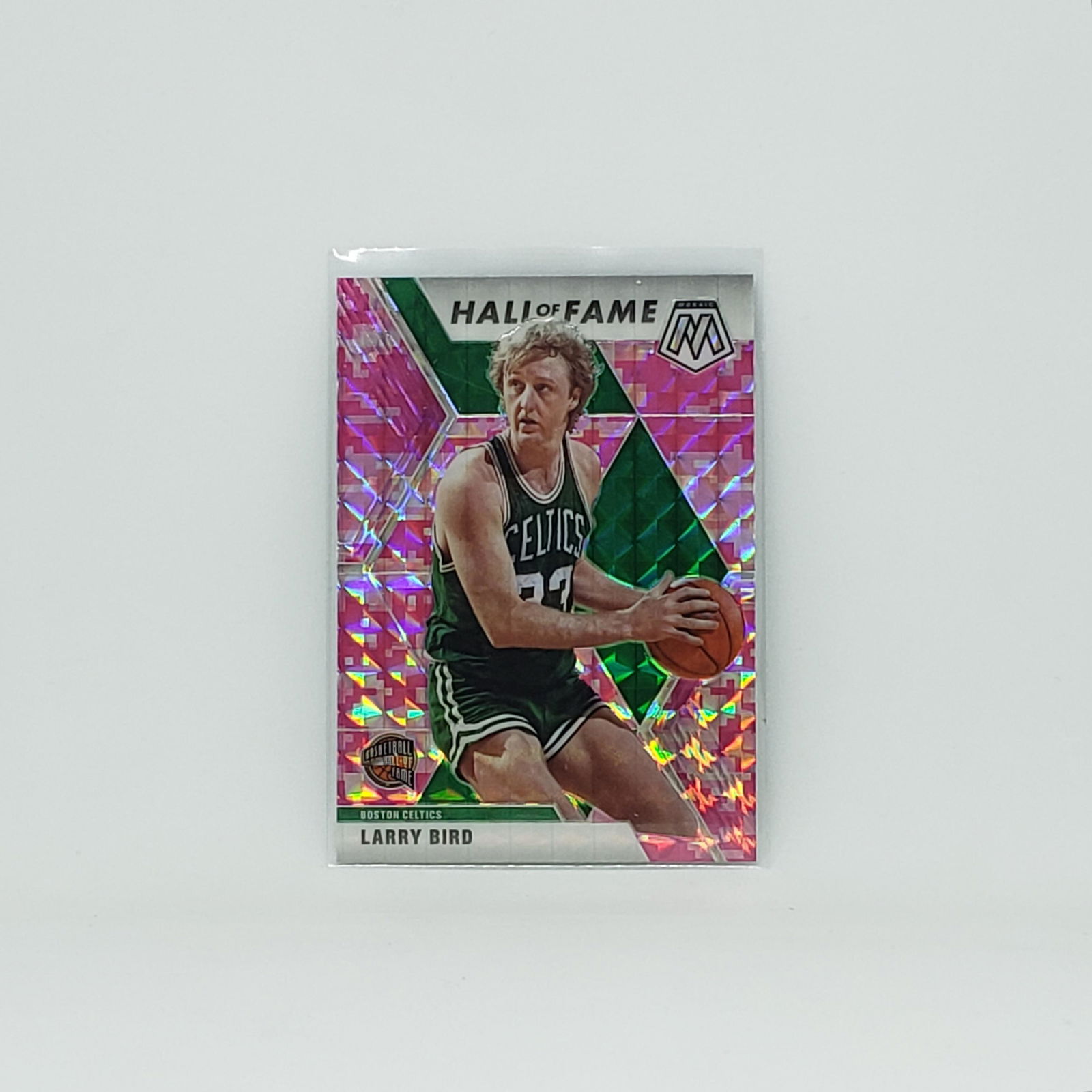 LARRY BIRD MOSAIC HOF PINK CAMO PRIZM (1 of 2)