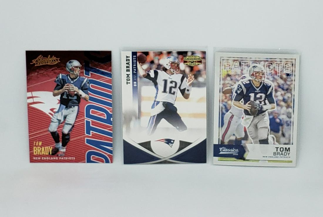 LOT OF 3 TOM BRADY PATRIOT ERA CARDS (1 of 1)