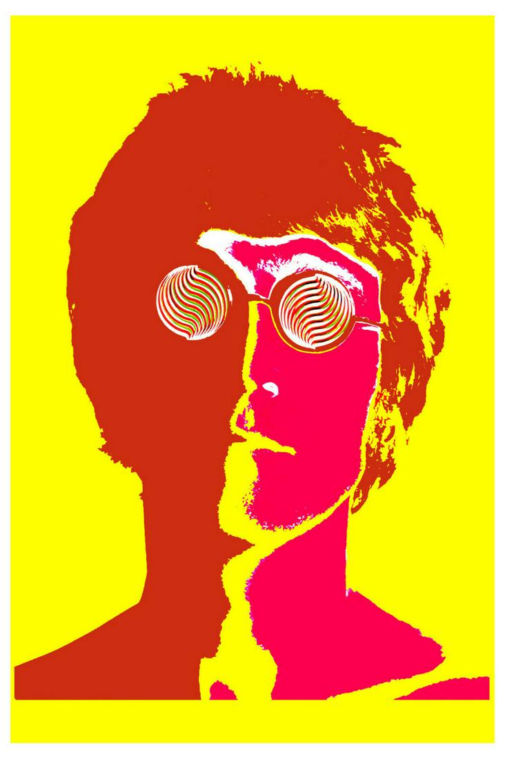 British Invasion: The Beatles Psychedelic Posters: JOHN LENNON REPRODUCTIONS of The Richard Avadon's Classic Photos of the Beatles from back in 1967. 12 X 18