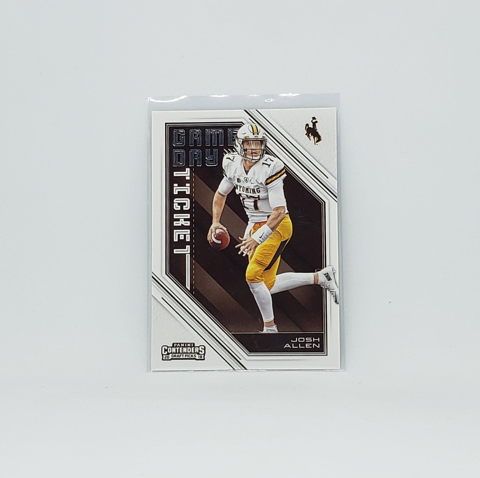 JOSH ALLEN BUFFALO BILLS ROOKIE CARD: 2018 PANINI CONTENDERS GAME DAY TICKET ROOKIE CARD