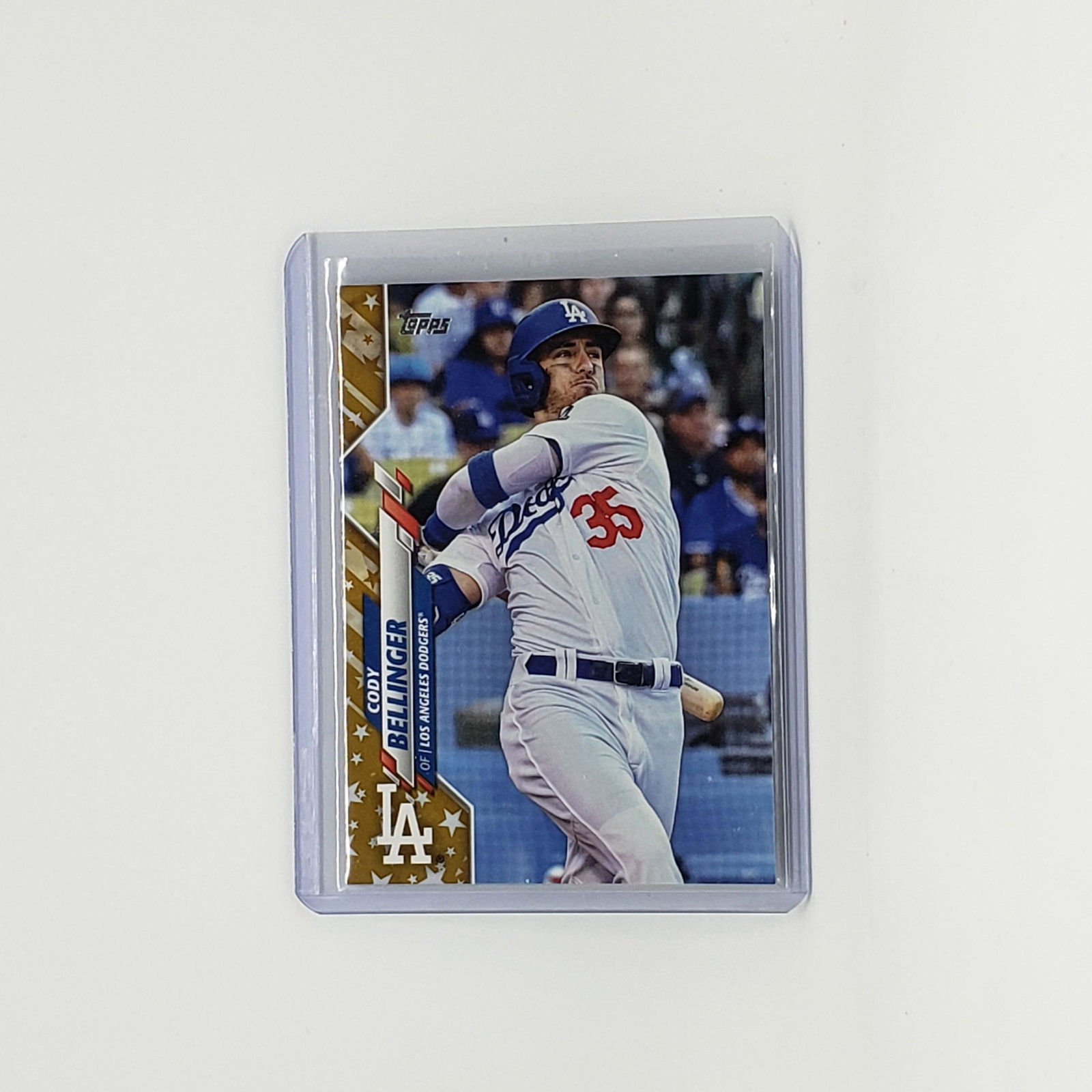 CODY BELLINGER GOLD STAR SSP PARALLEL: 2020 TOPPS CODY BELLINGER GOLD STAR SSP PARALLEL