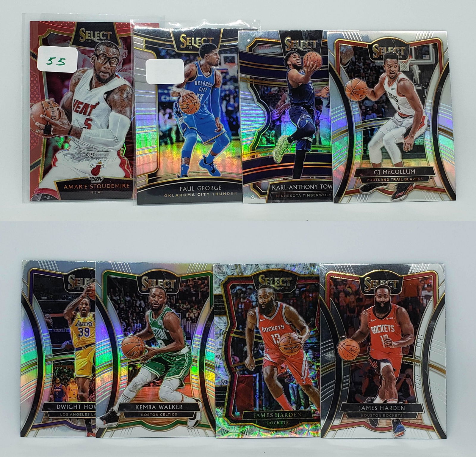 LOT OF 8 PANINI SELECT BASKETBALL PRIZM SPS (1 of 1)