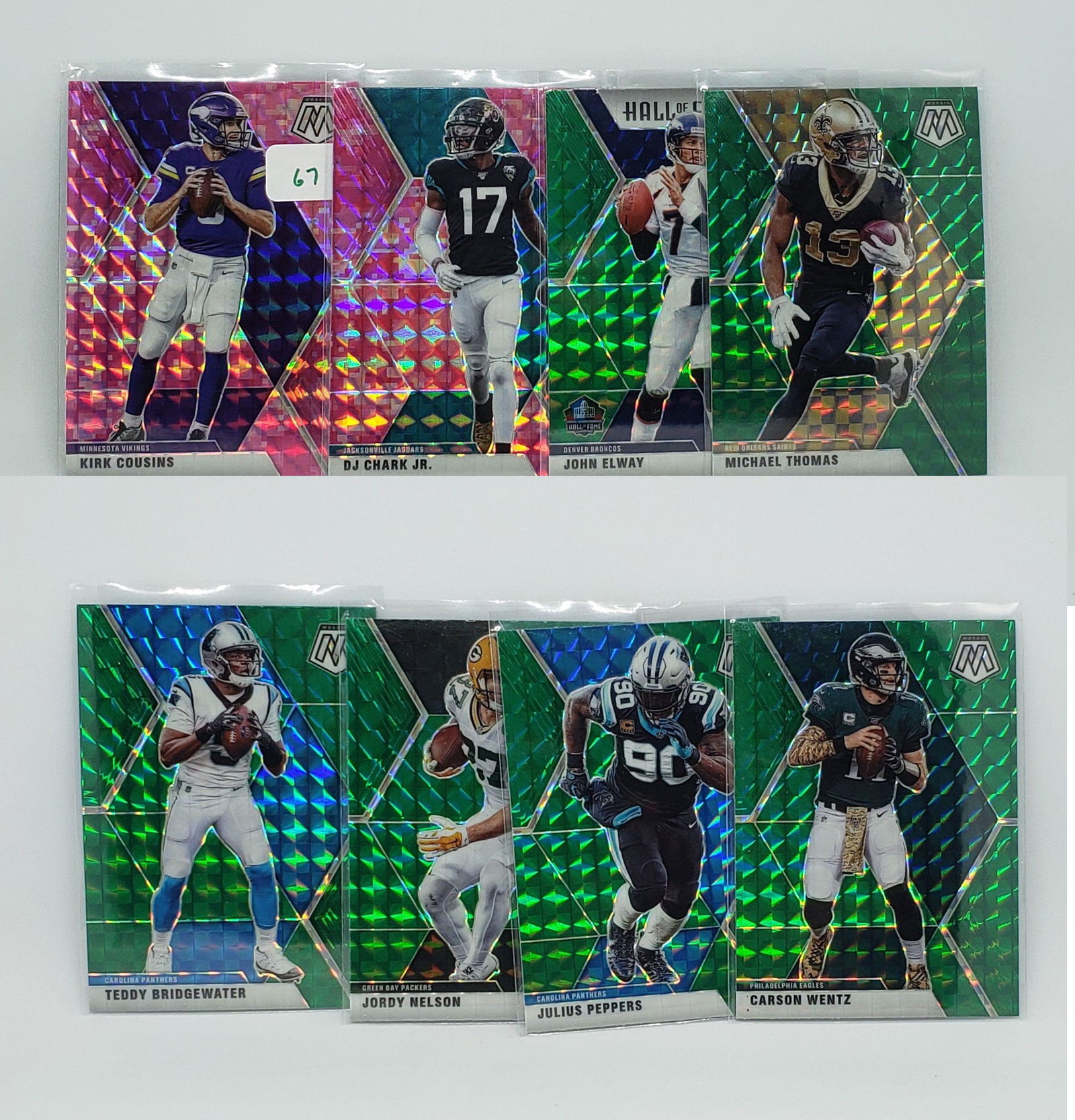 MOSAIC PRIZM GREEN AND PINK PRIZMS (1 of 1)