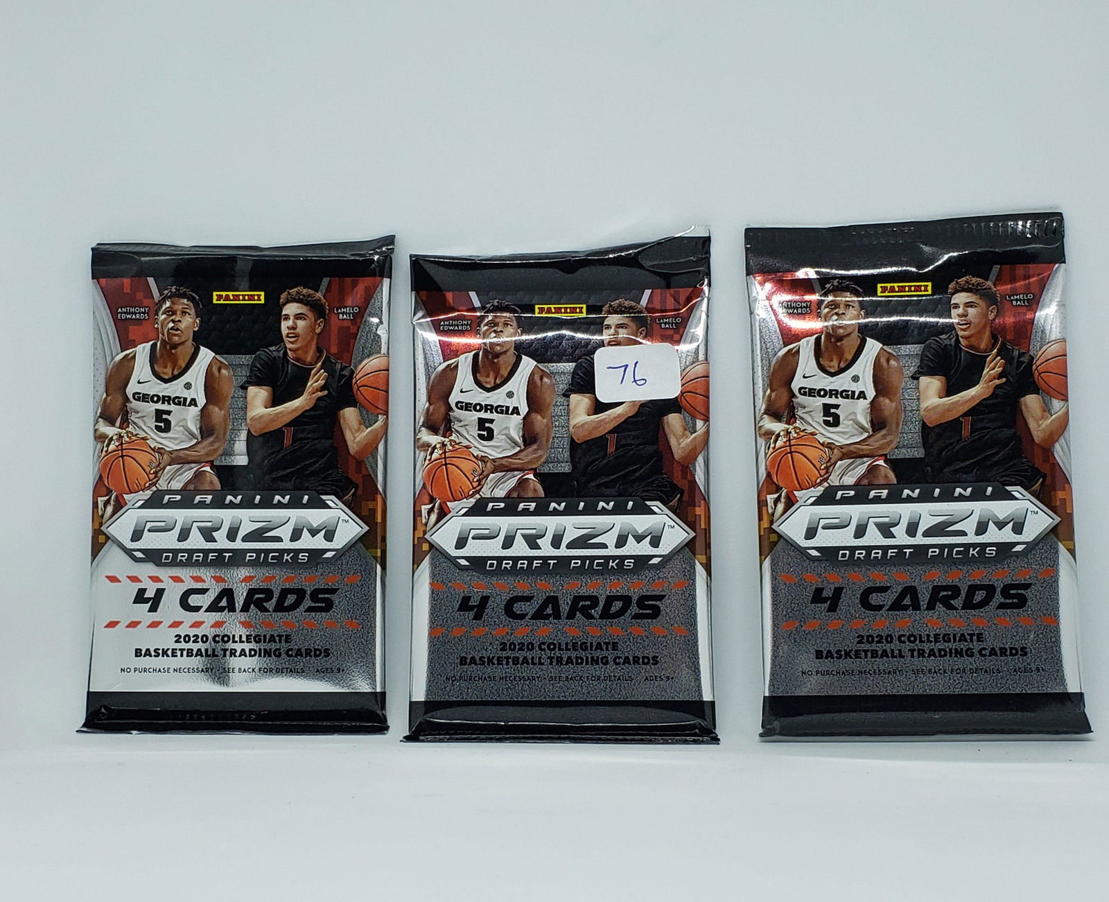 LOT OF 3 2020 PANINI PRIZM DRAFT PICKS SEALED PACKS (1 of 1)