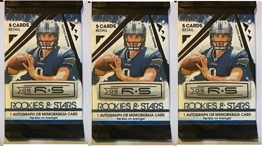 (3PK) 2009 PANINI ROOKIE AND STARS FOOTBALL SEALED (1 of 1)