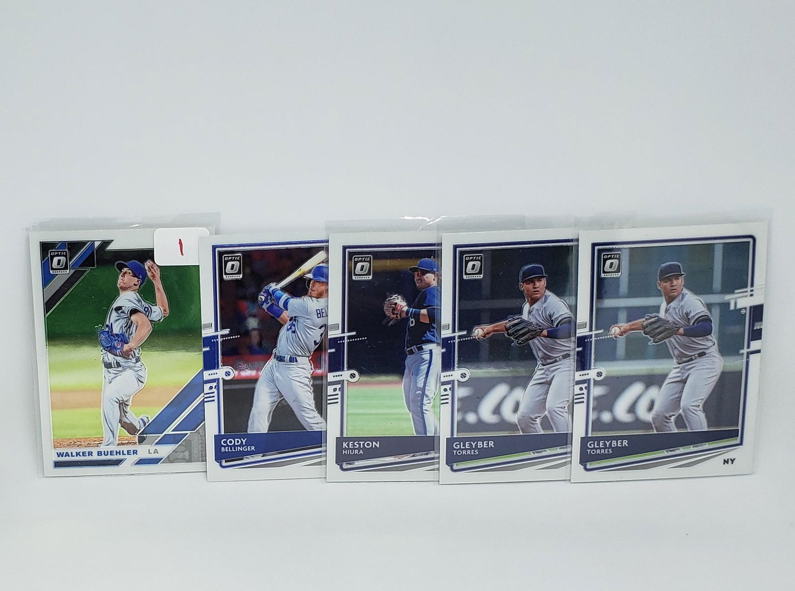 LOT OF 4 PANINI OPTIC BASEBALL CARDS (1 of 1)