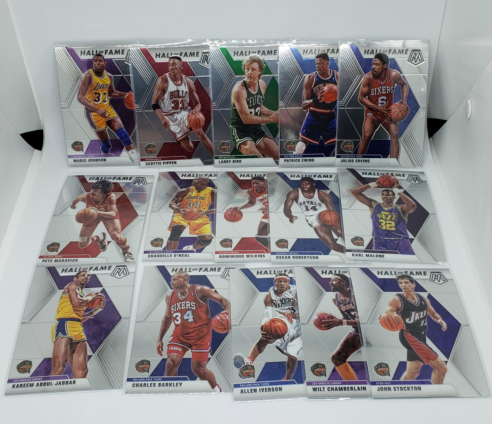 2019-20 PANINI MOSAIC HOF SET: MAGIC JOHNSON,JOHN STOCKTON AND MORE