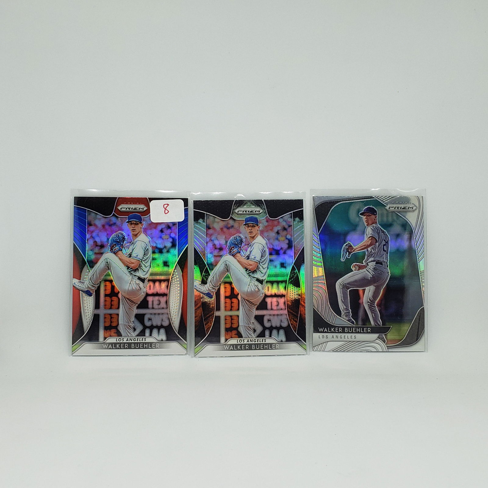 LOT OF 3 WALKER BUEHLER PRIZM  CARDS (1 of 1)