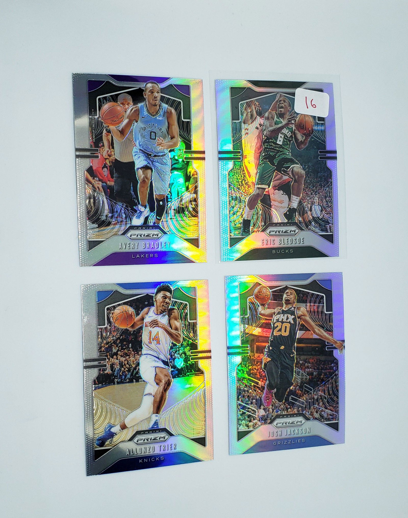 LOT OF 4 2019-20 Silver PRIZM Basketball CARDS (1 of 1)