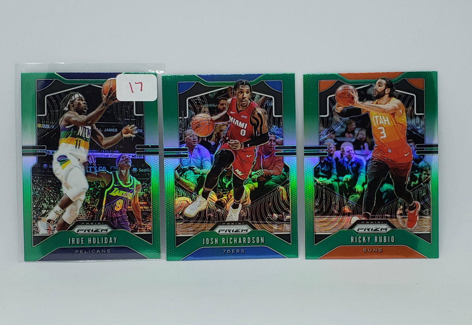 3 2019-20 GREEN PRIZM BASKETBALL CARDS (1 of 1)