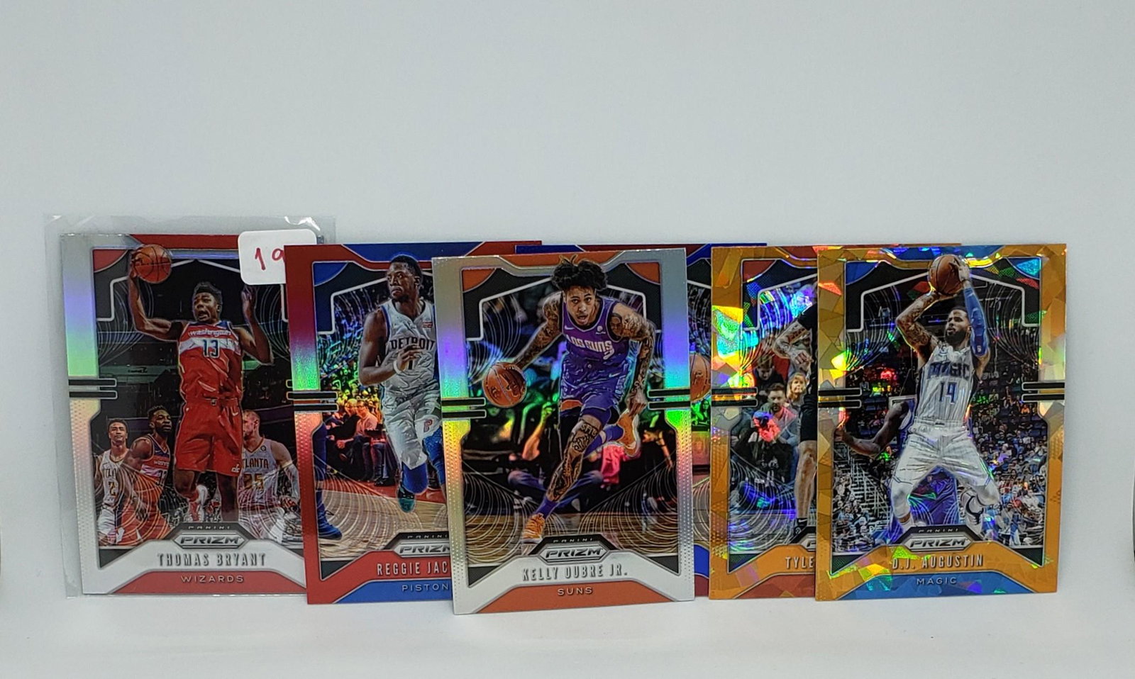 LOT OF 6 BASKETBALL PRIZM CARDS: THOMAS BRYANT, REGGIE JACKSON AND MORE