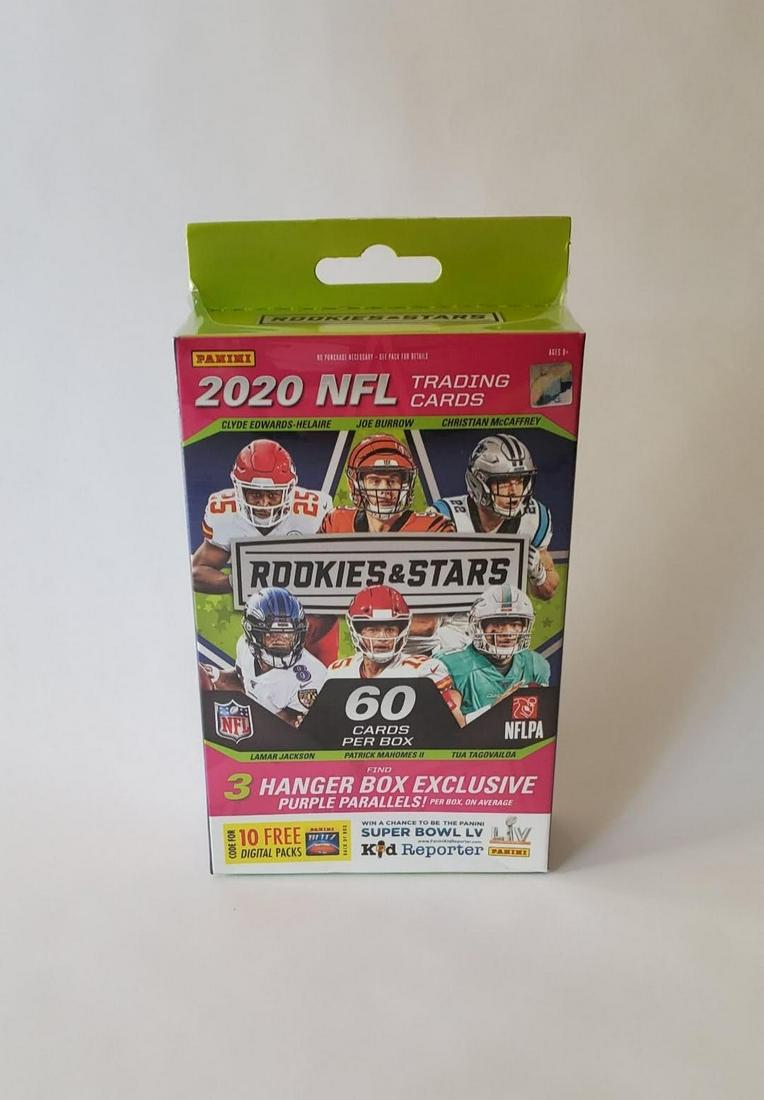 2020 PANINI ROOKIES & STARS FOOTBALL HANGER BOX (1 of 1)