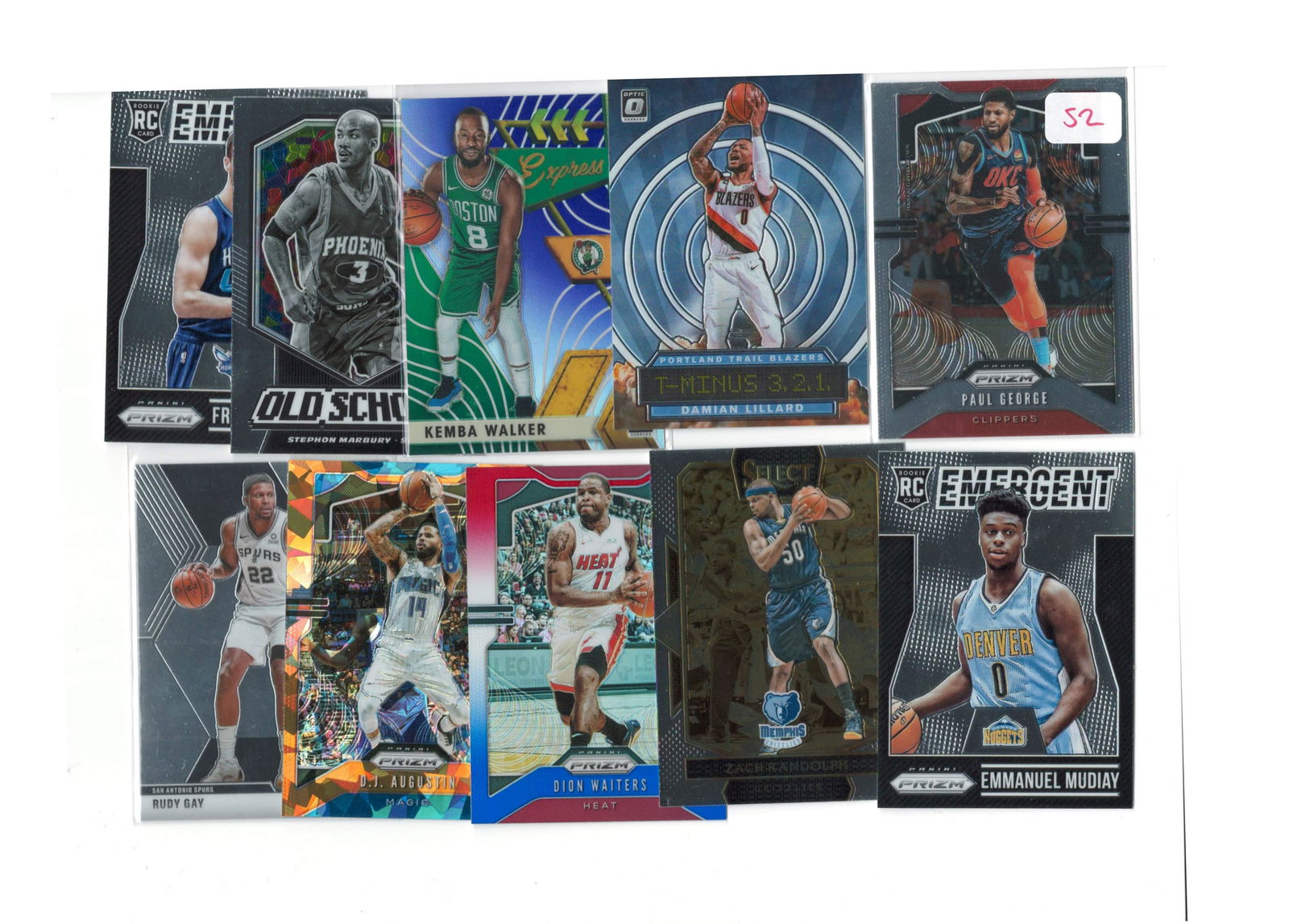 LOT OF 10 ASSORTED BASKETBALL CARDS (1 of 1)