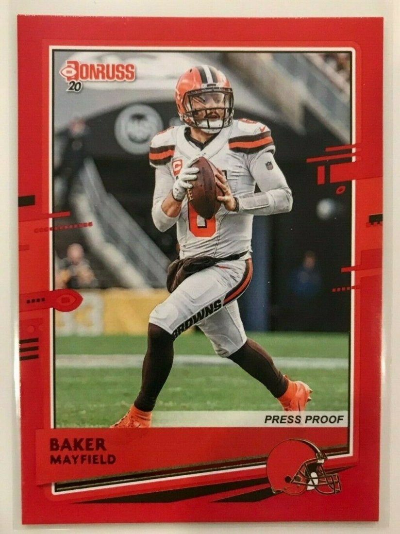 BAKER MAYFIELD CLEVELAND BROWNS SHORT PRINT (1 of 2)