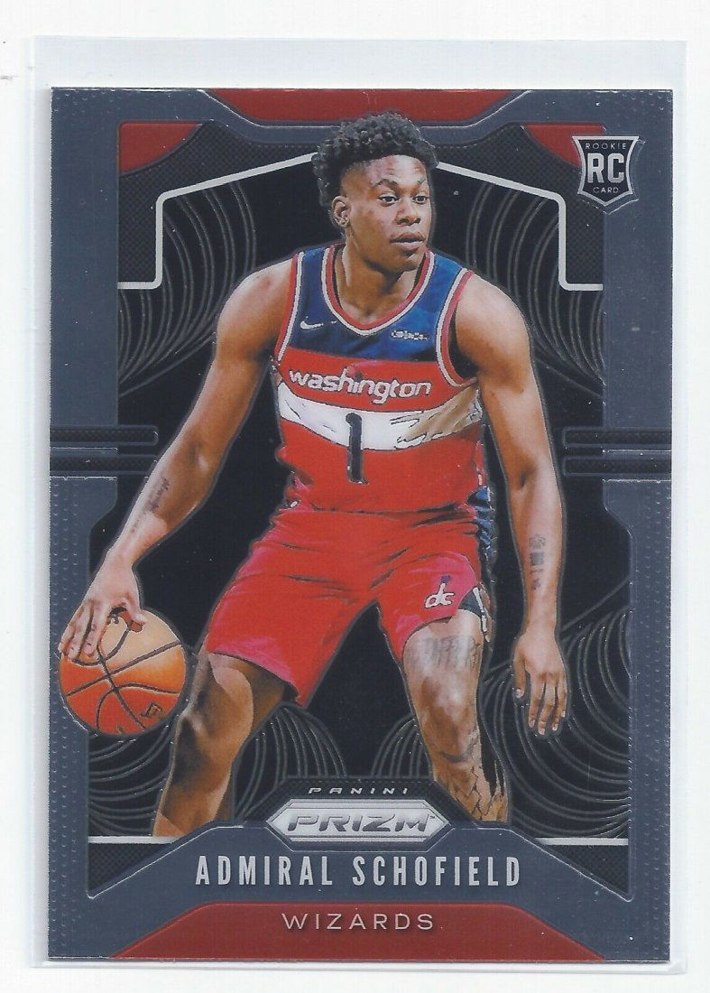 2019-20 PANINI PRIZM ADMIRAL SCHOFIELD ROOKIE CARD (1 of 1)