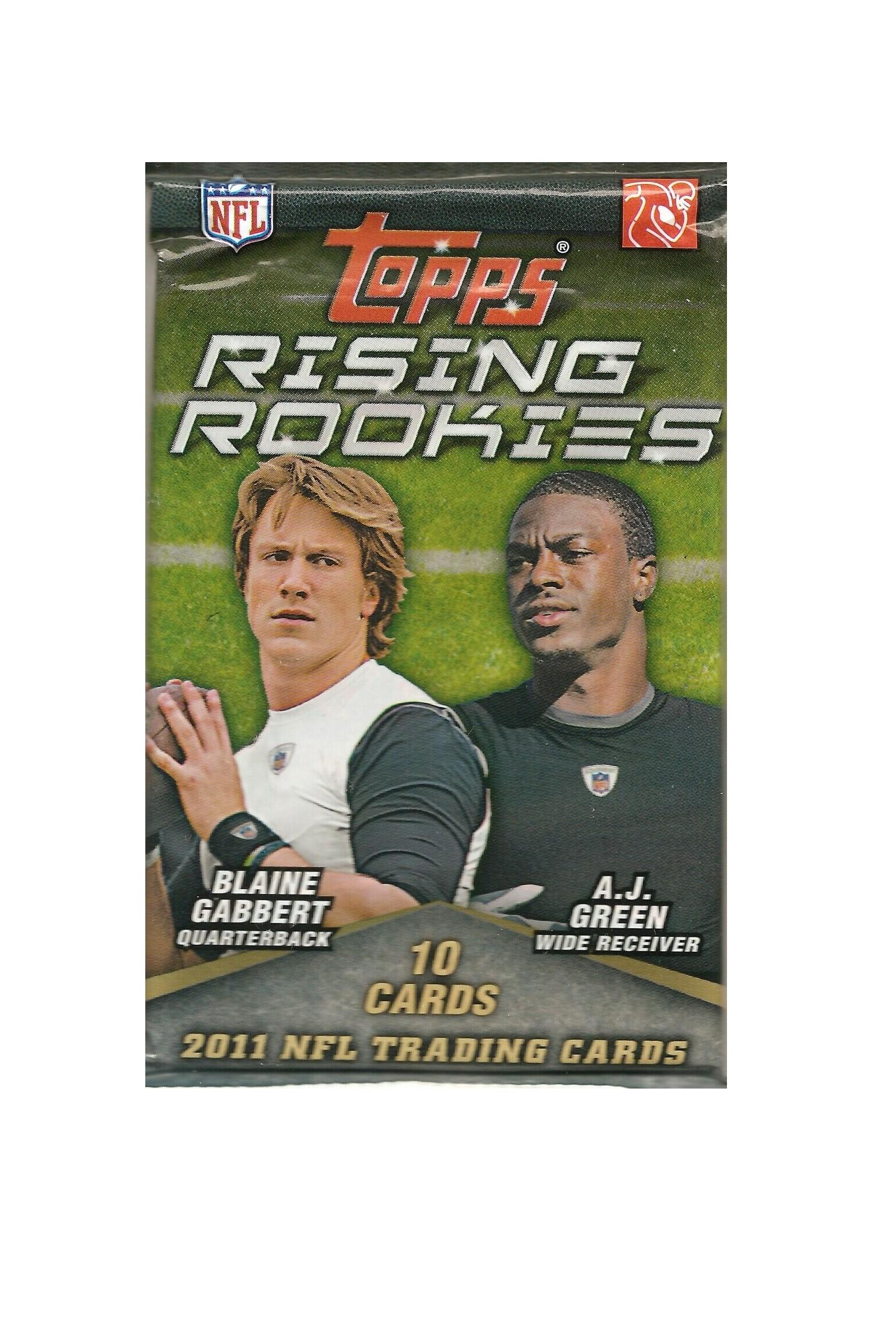 2011 Topps Rookie Rising Football PACK (1 of 1)