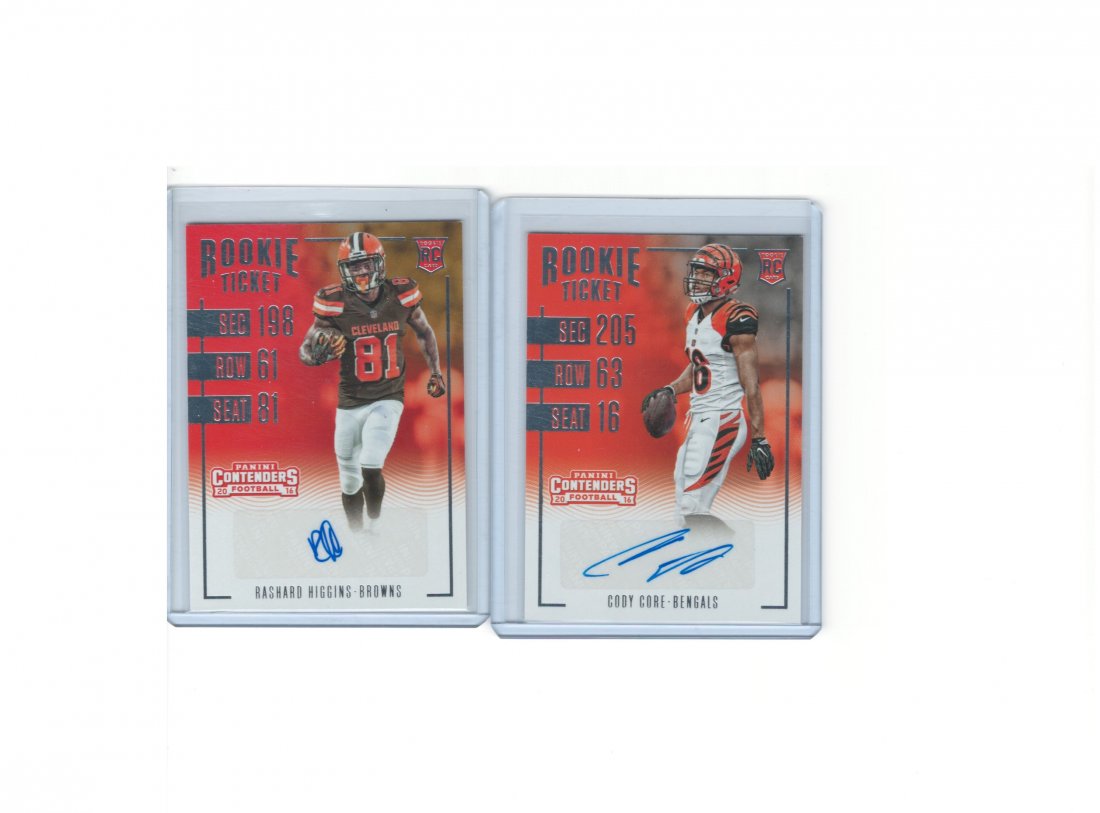 2 PANINI CONTENDERS ROOKIE AUTOS (1 of 1)