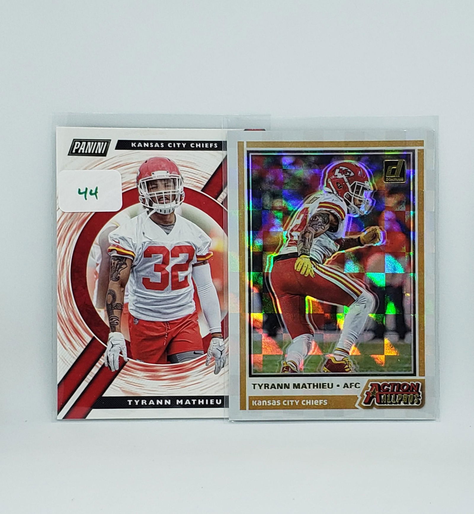 LOT OF 2 HONEY BADGER TYRANN MATHIEU KC CHIEFS CARDS (1 of 1)