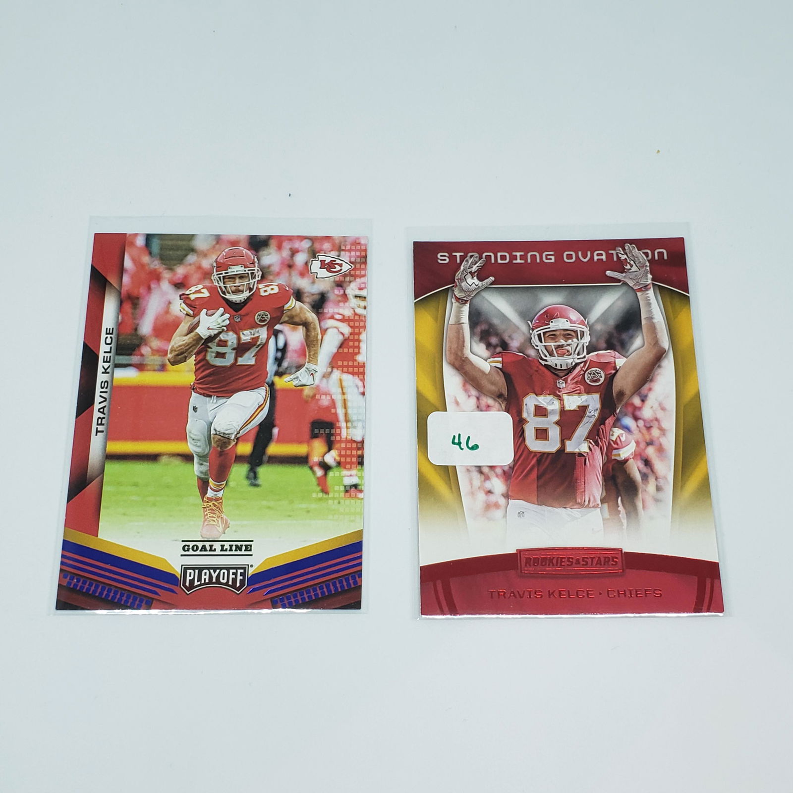 TRAVIS KELCE KC CHIEFS SHORT PRINT PARALLELS (1 of 1)
