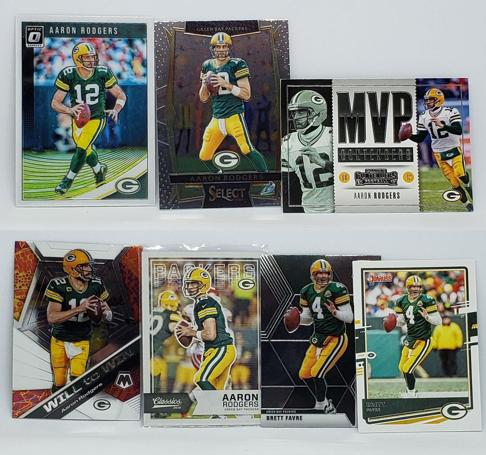 AARON RODGERS AND BRETT FARVE PACKERS (1 of 1)