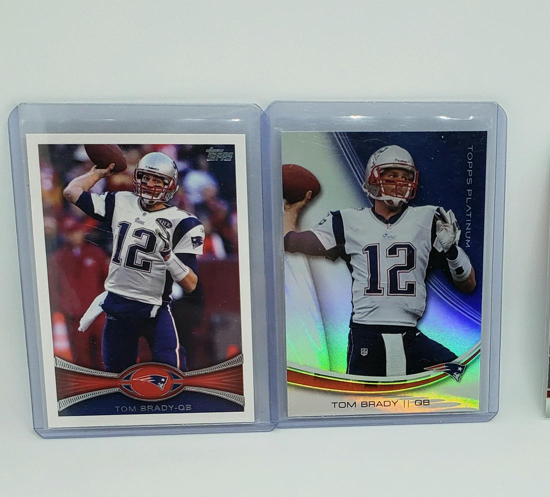 LOT OF 2 TOM BRADY PATRIOTS CARDS (1 of 1)