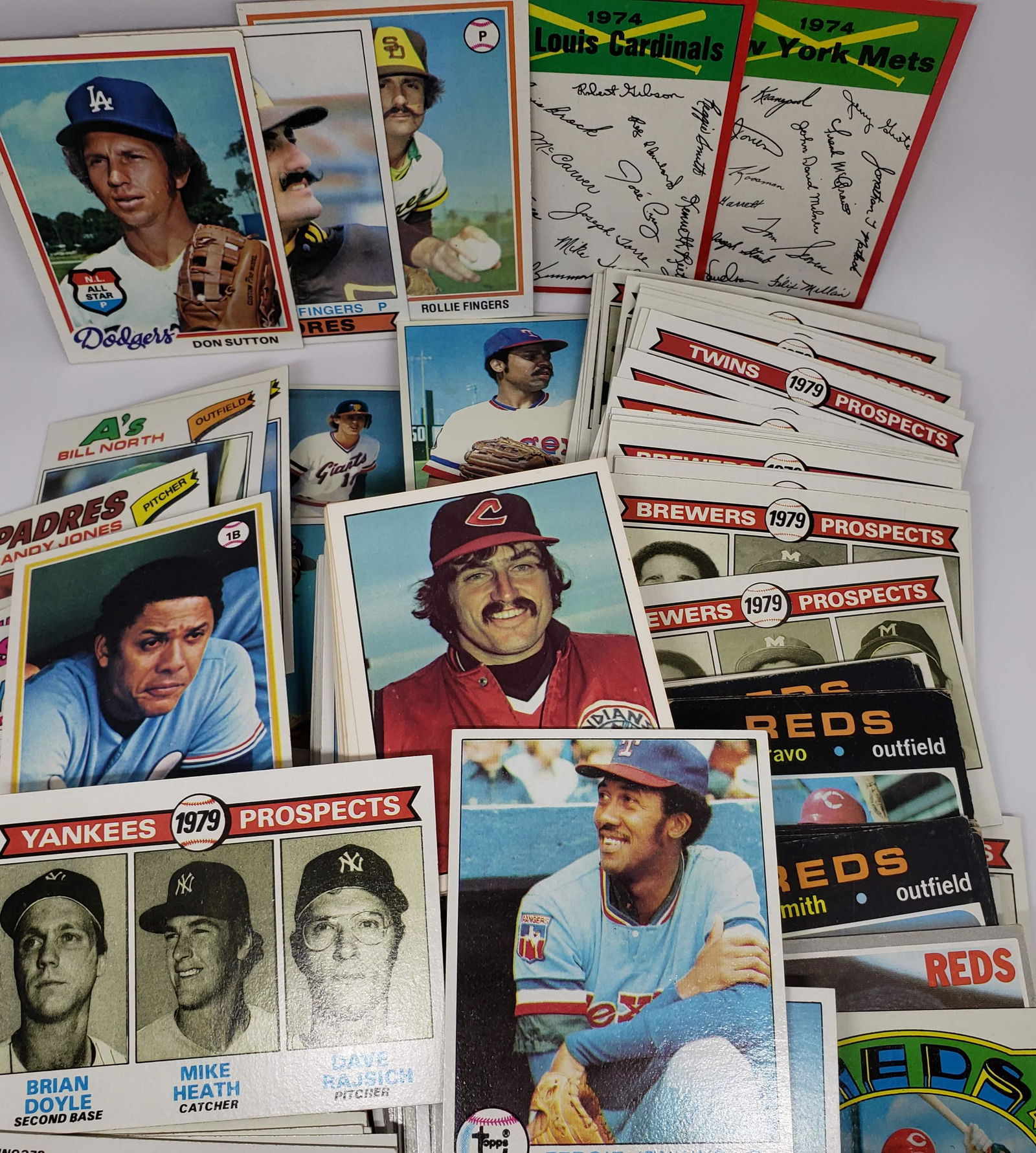 500 COUNT LOT OF 1970'S BASEBALL CARDS EXMT+ (1 of 2)