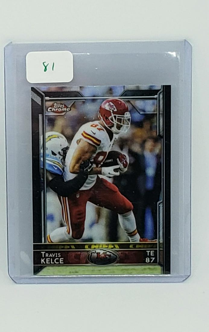 TRAVIS KELCE 2015 TOPPS CHROME MINI VARIATION (1 of 1)