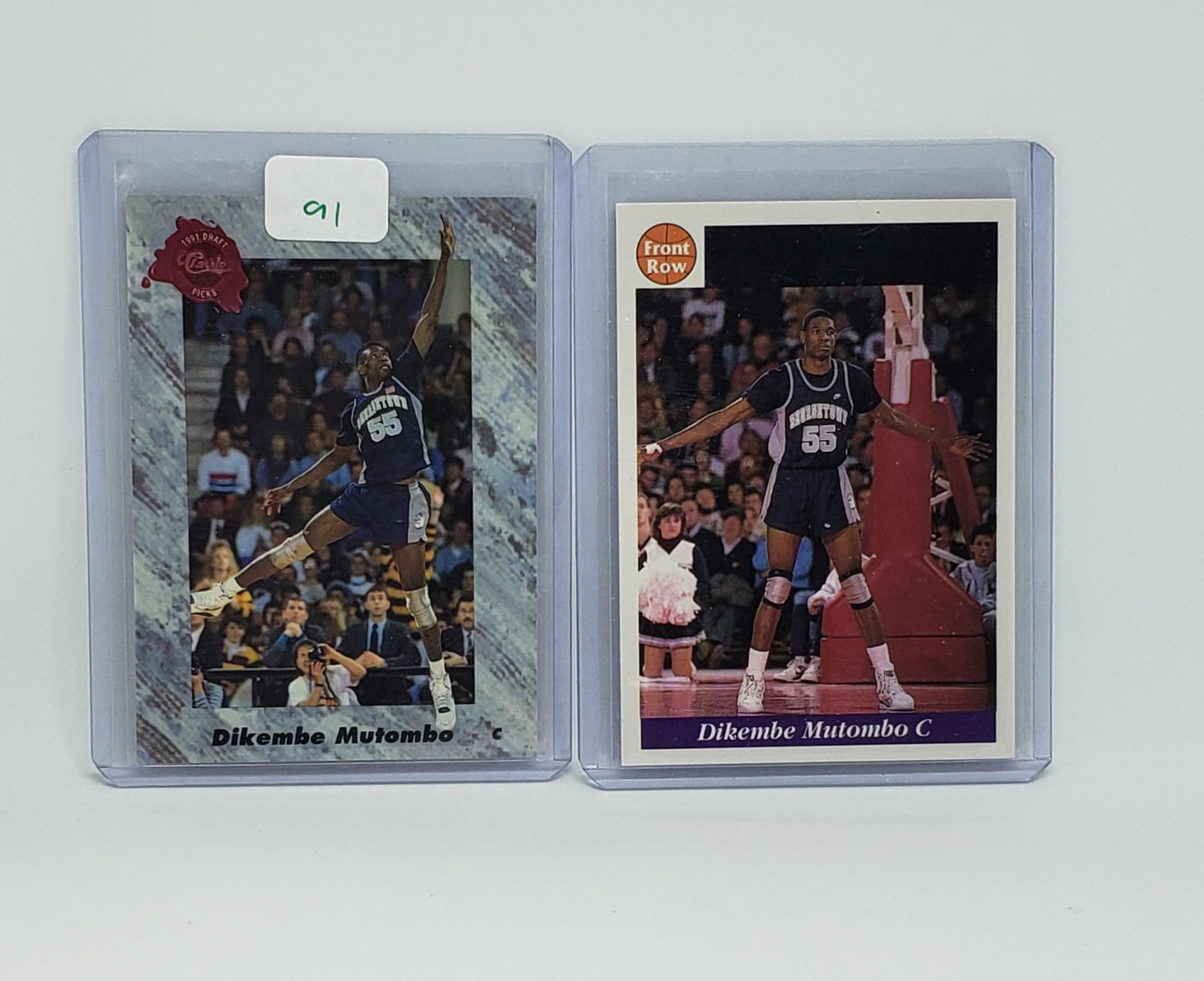 DIKEMBE MUTOMBO GEORGETOWN HOYAS ROOKIE CARDS (1 of 1)