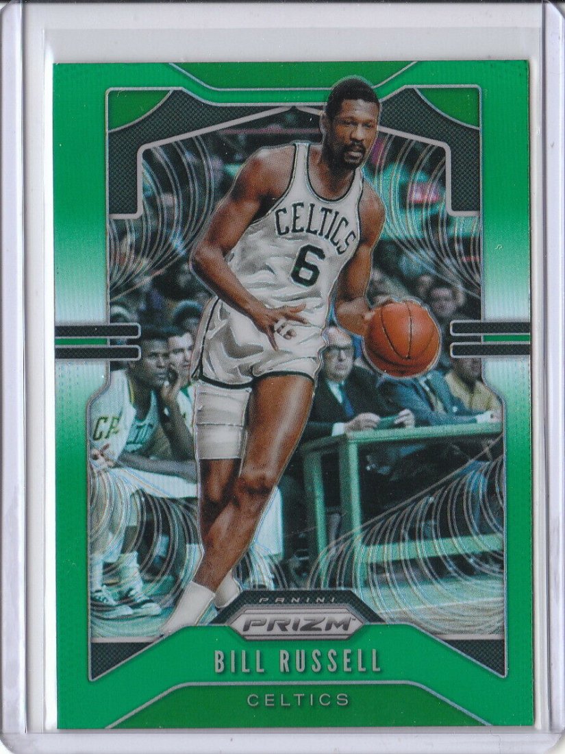 BILL RUSSELL BOSTON CELTICS GREEN PRIZM (1 of 1)