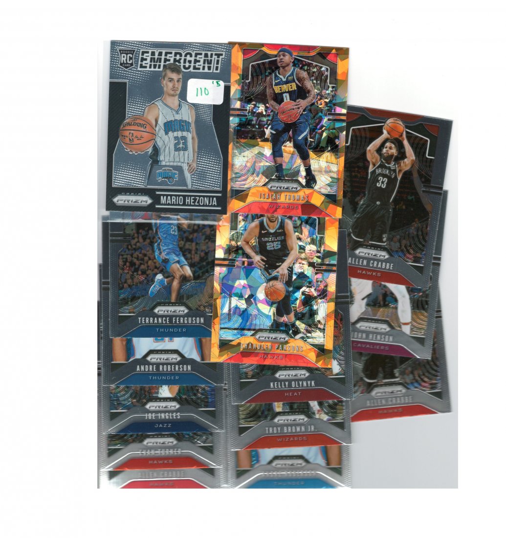 LOT OF 15 PANINI PRIZM BASKETBALL CARDS (1 of 1)
