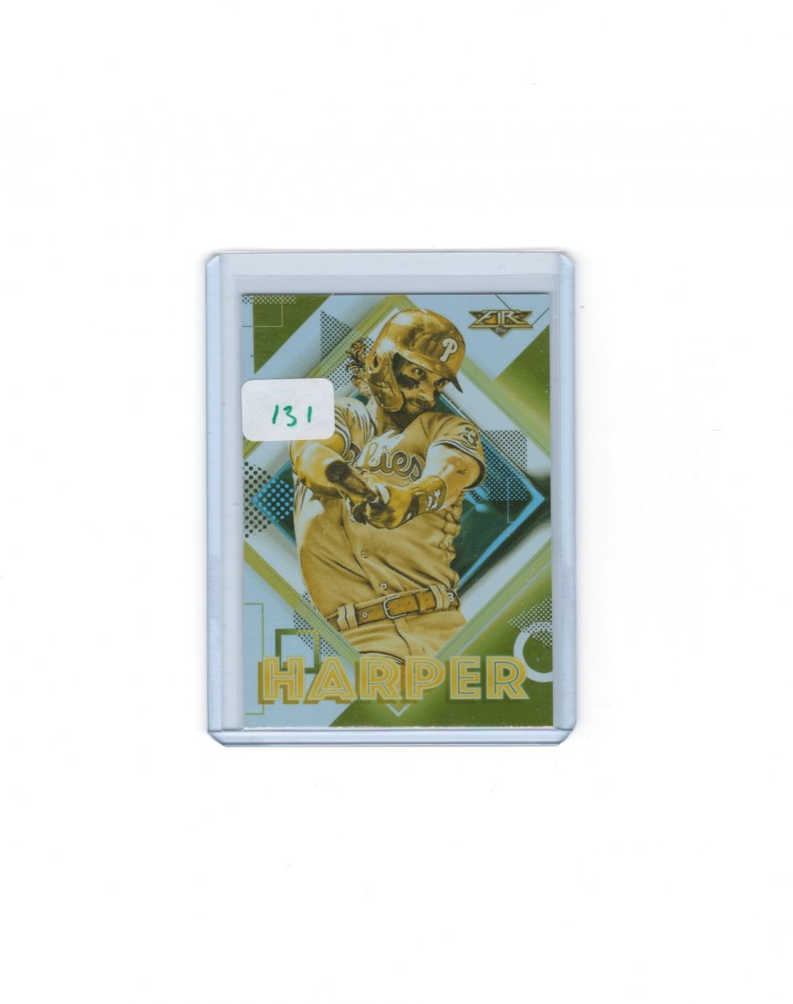BRYCE HARPER TOPPS FIRE GOLD PARALLEL (1 of 1)