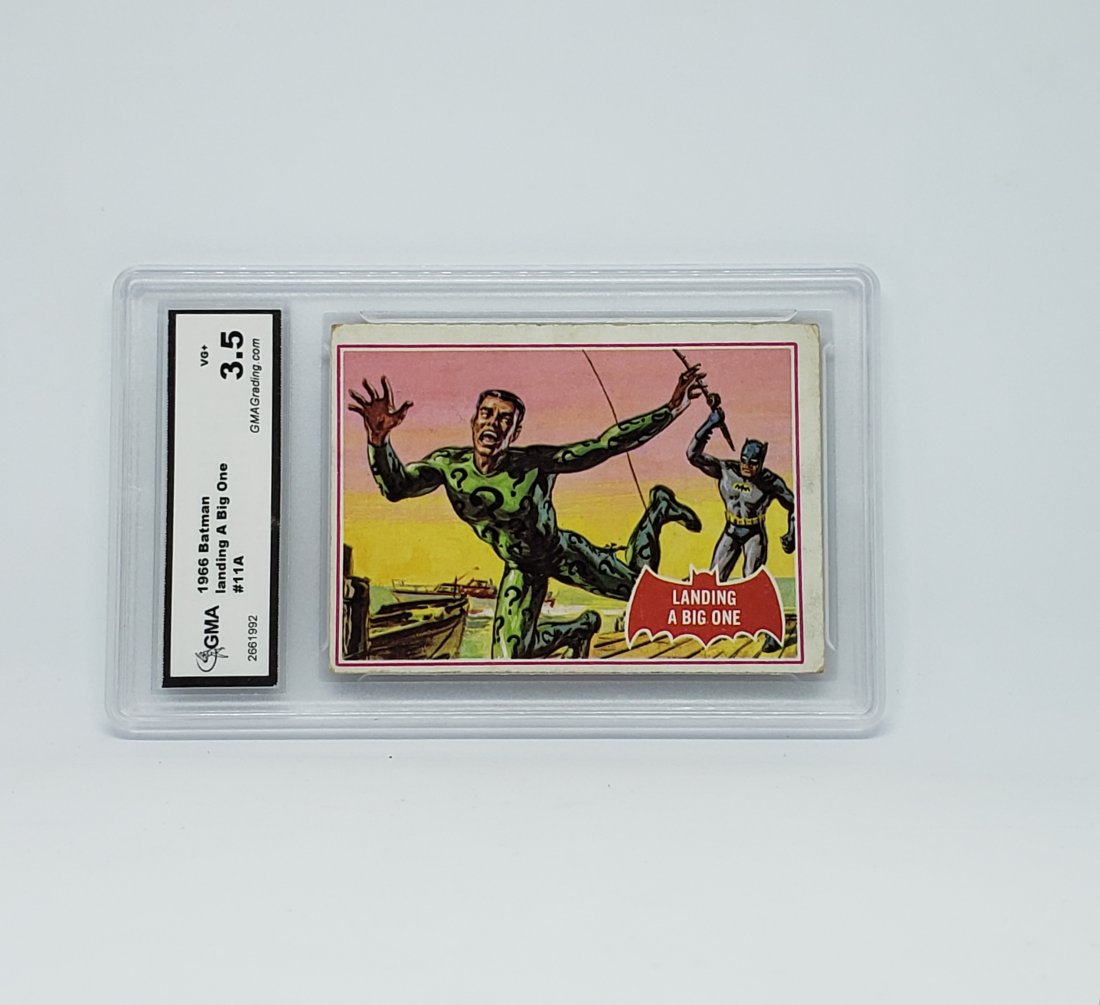 GRADED 1966 BATMAN RED BAT SERIES CARD (1 of 2)
