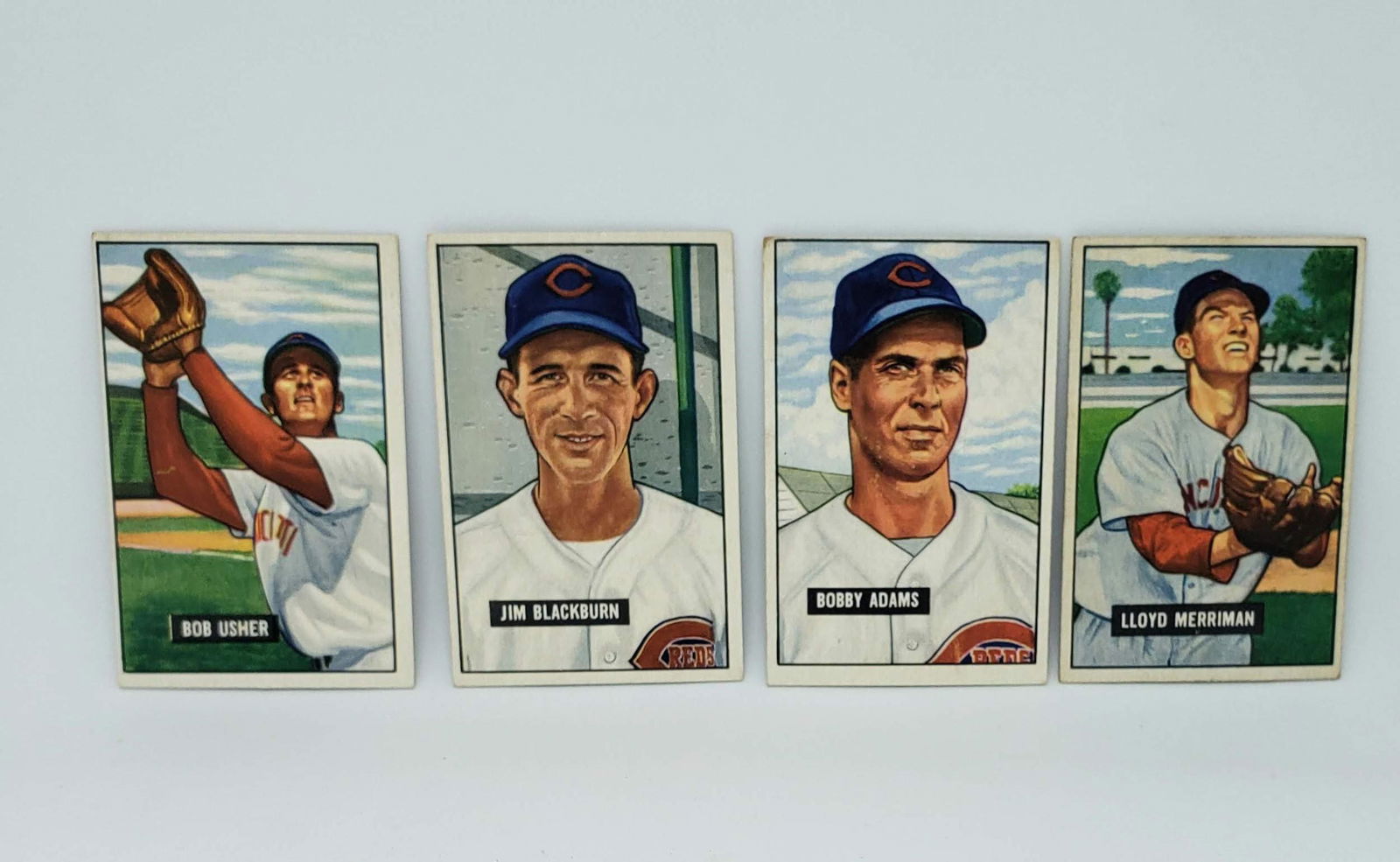 VINTAGE 1951 BOWMAN BASEBALL CINCINNATI REDS CARDS (1 of 1)