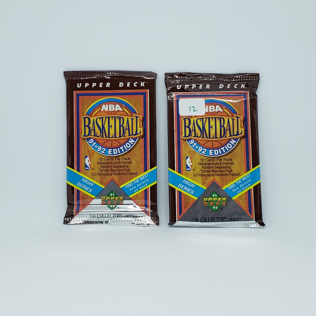 RED HOT 1991-92 UPPER DECK NBA BASKETBALL SEALED PACKS (1 of 1)