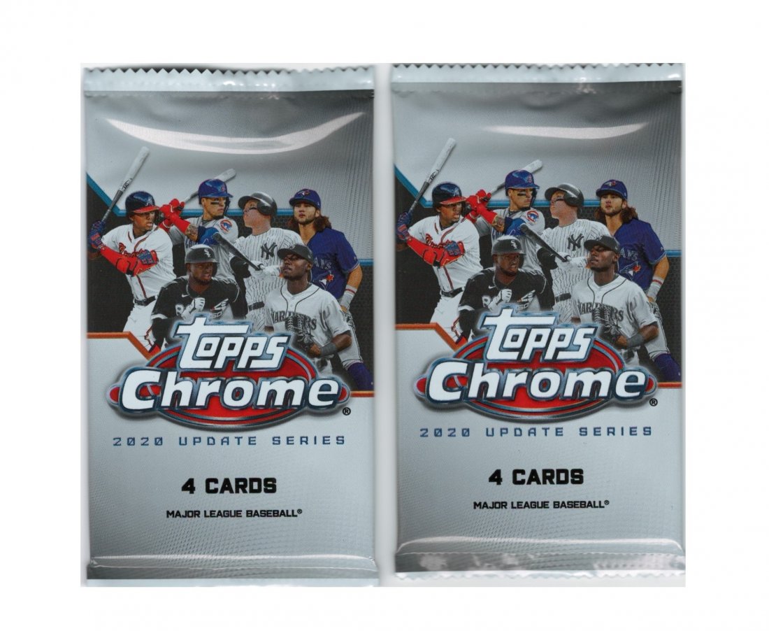 2-2020 TOPPS CHROME UPDATE BASEBALL SEALED PACKS (1 of 1)