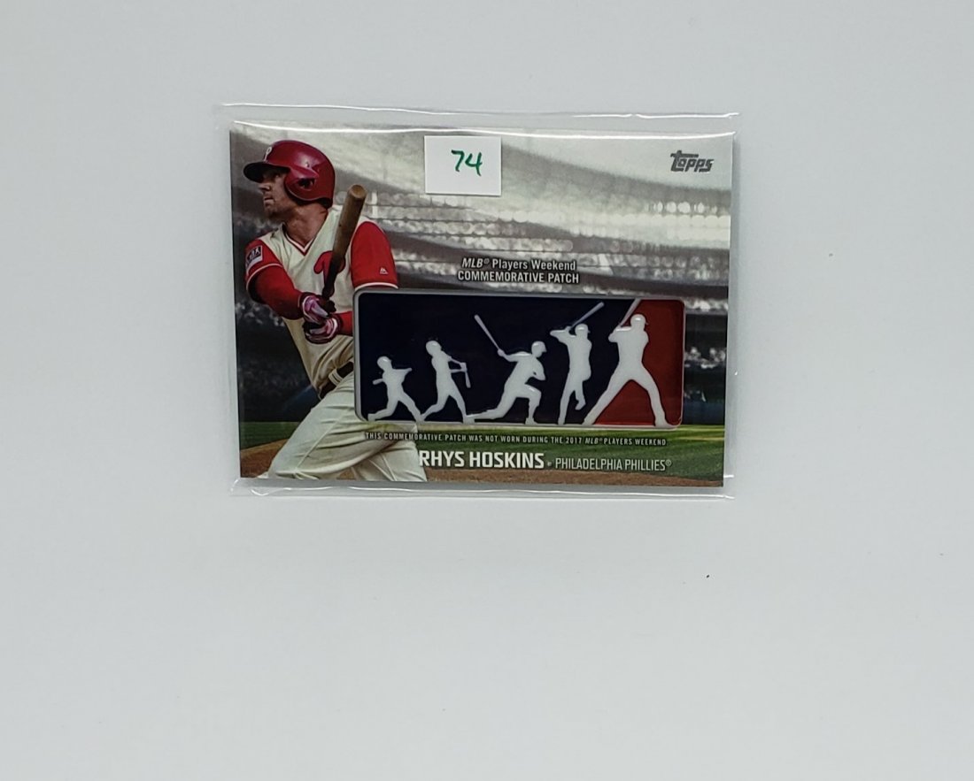 RHYS HOSKINS PHILLIES PLAYERS WEEKEND PATCH (1 of 1)