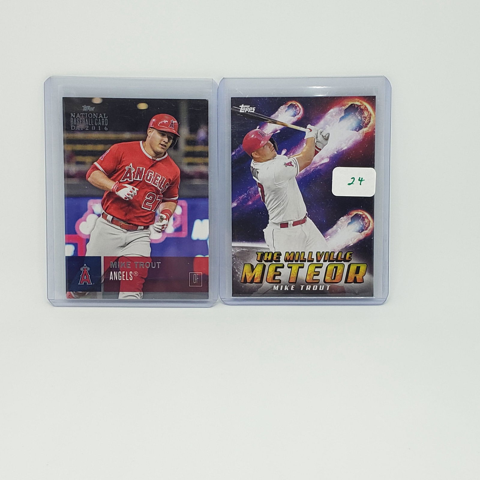 MIKE TROUT THE MILLEVILLE METEOR INSERT CARDS (1 of 1)