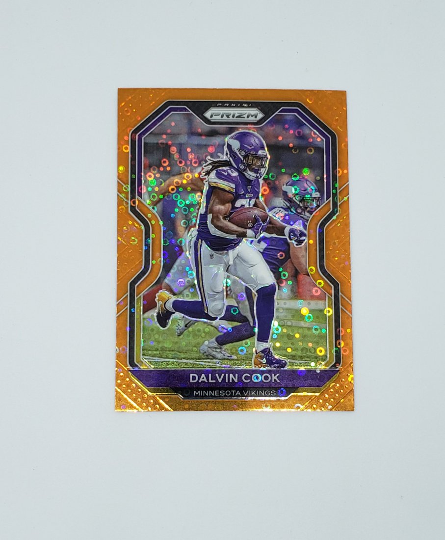 Dalvin Cook 2020 ORANGE DISCO PRIZM PARALLEL SP (1 of 1)